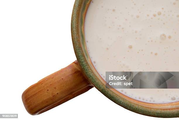 Cup Of Milk Stock Photo - Download Image Now - Beige, Brown, Bubble