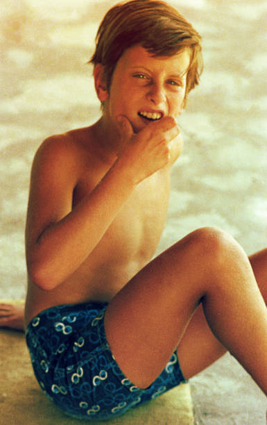 Handsome teenage boy