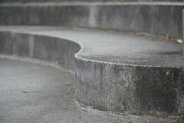 Concrete Steps stock photo