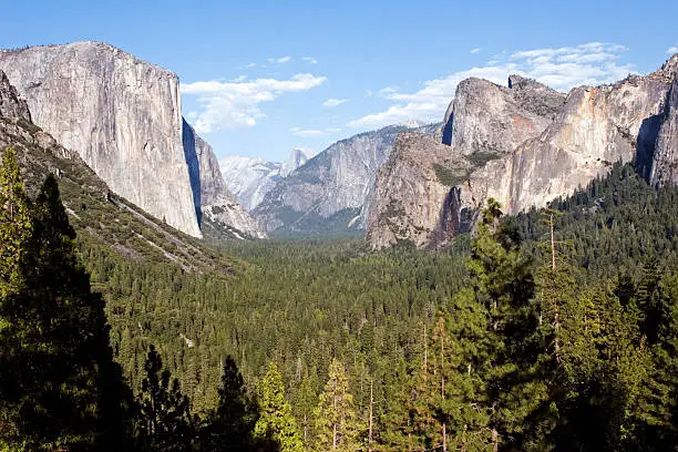Photo of Yosemite mountain view, California