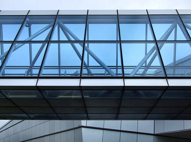 istock Ultra modern walkway in the city 90853463