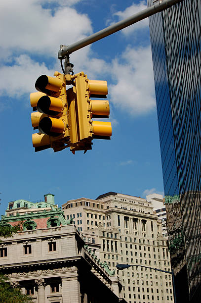 istock Traffic Light in New York City 90853476