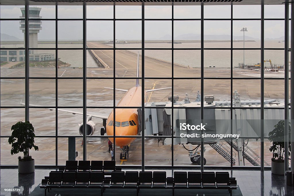 Пустой аэропорт терминал Макао - Сток�овые фото Аэропорт роялти-фри