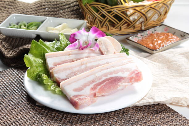 raw pork or ham