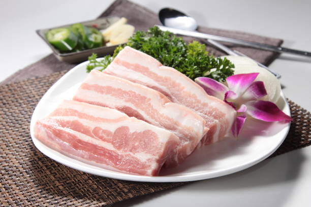 raw pork or ham