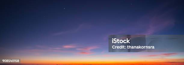 Sunset Sky Star Background Light Sunrise Nature For Design Stock Photo - Download Image Now