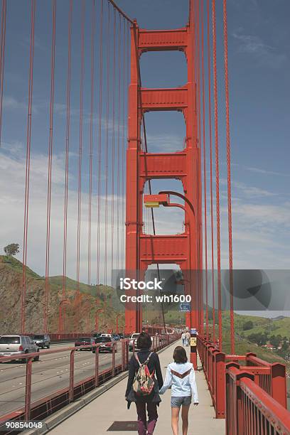 Andar O Golden Gate - Fotografias de stock e mais imagens de Golden Gate Bridge - Golden Gate Bridge, Andar, Criança