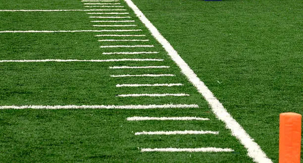Photo of American Football Field at Football Game