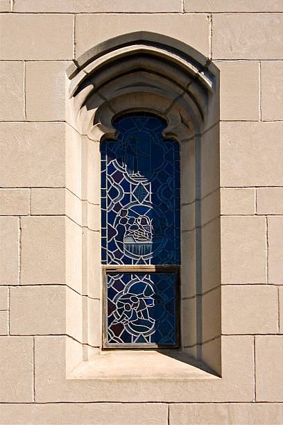 Church Window stock photo