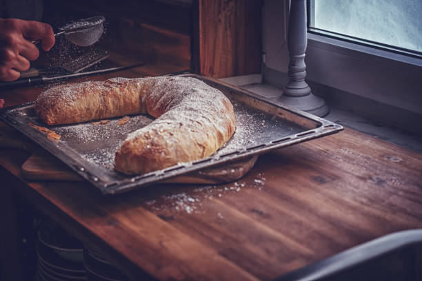 istock Homemade Apfelstrudel with Powdered Sugar 908545528