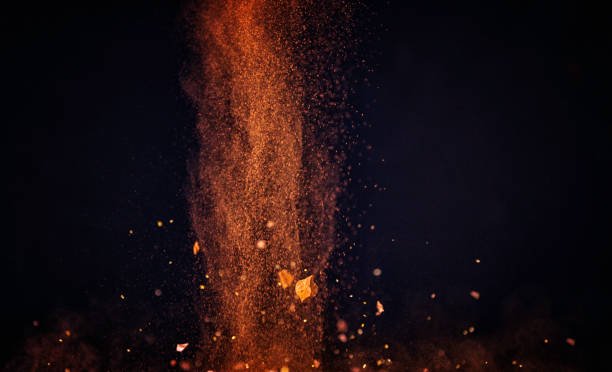 istock Spice Mix Food Explosion with Chili Peppers and Basil 908545954