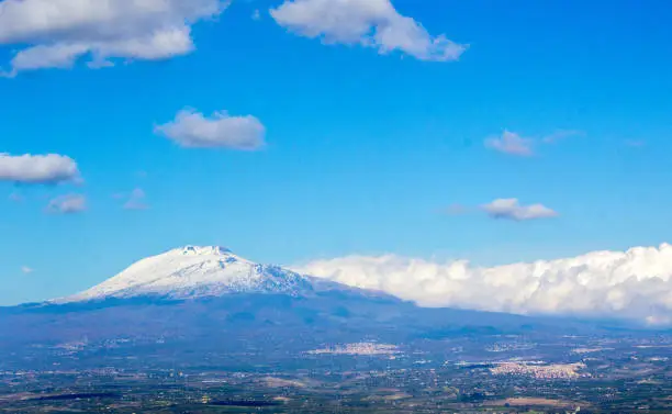 Photo of Mount Etna Landscape