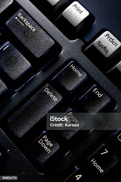 Azul Escurocolor Teclado - Fotografias de stock e mais imagens de Alfabeto - Alfabeto, Azul, Azul escuro