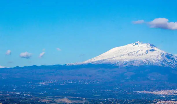 Photo of Mount Etna Landscape