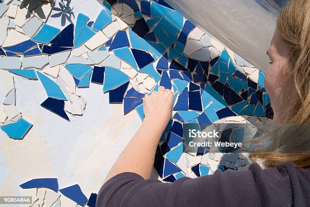 Mosaico - Fotografias de stock e mais imagens de Azulejo - Azulejo, Chão de Azulejo, Telha