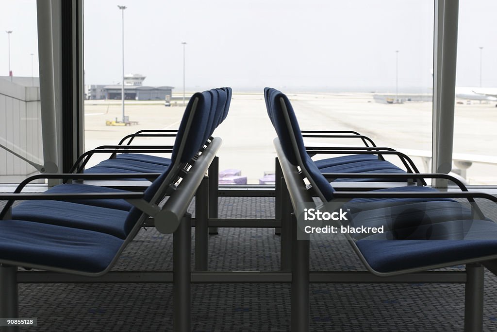 Aeropuerto sala de estar - Foto de stock de Aeropuerto libre de derechos