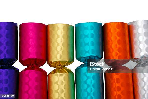 Party Crackers Stock Photo - Download Image Now - Christmas Cracker, Party Popper, Blue