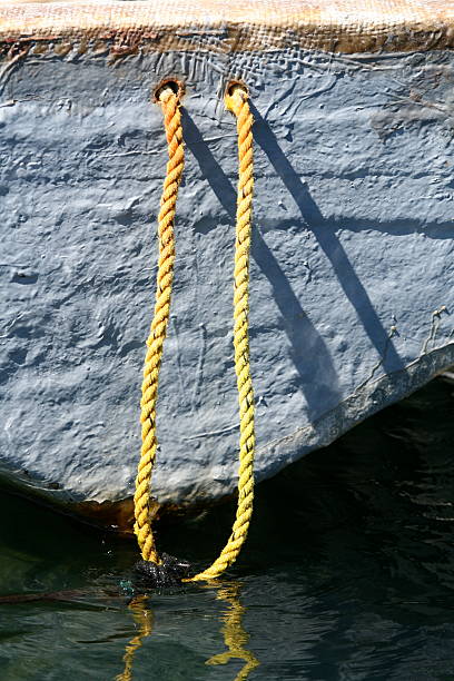 Backside Of A Dory stock photo