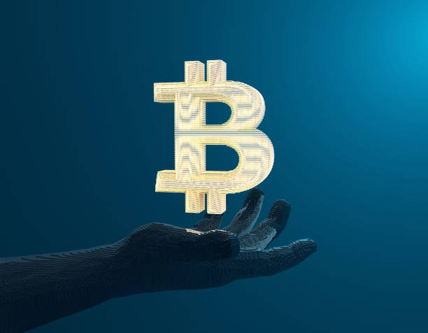 istock 3d illustration, virtual transaction currency, bitcoin, internet finance, internet economy 908559172