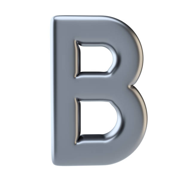 istock Metal letter uppercase 908565012