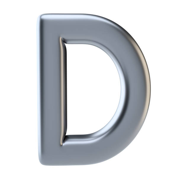 istock Metal letter uppercase 908565032