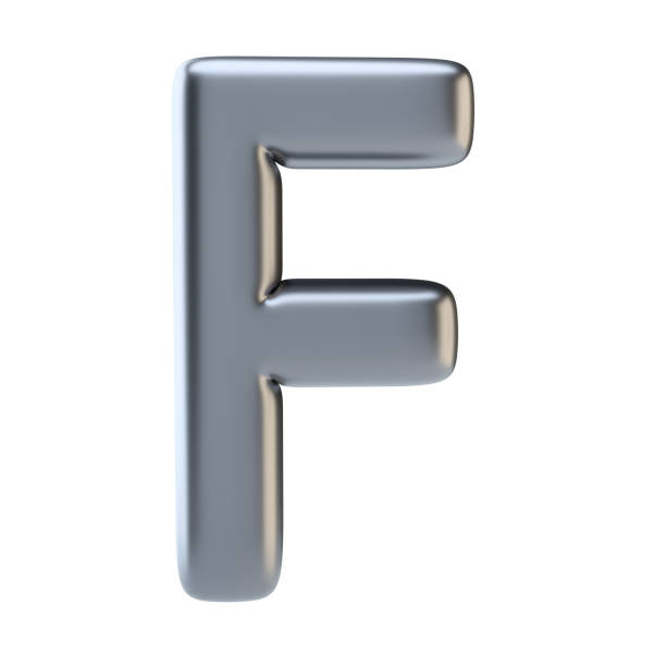 istock Metal letter uppercase 908565064