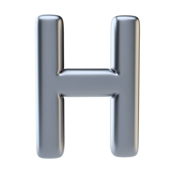 istock Metal letter uppercase 908565098