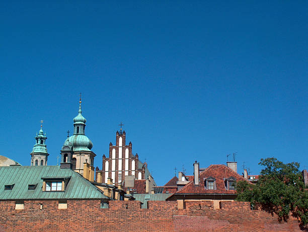 Roman Catholic Church Of St Casimir in New Town Market Square in Warsaw, Poland.