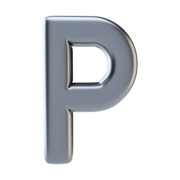 istock Metal letter uppercase 908567264