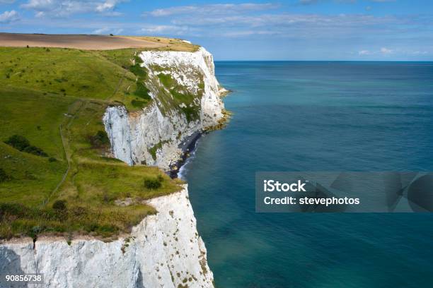 Bianche Scogliere Di Dover - Fotografie stock e altre immagini di Dover - Inghilterra - Dover - Inghilterra, Scogliera, Luogo d'interesse