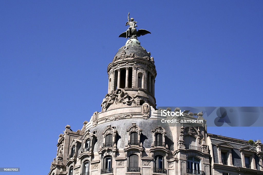 Edifício de Barcelona - Foto de stock de Espanha royalty-free