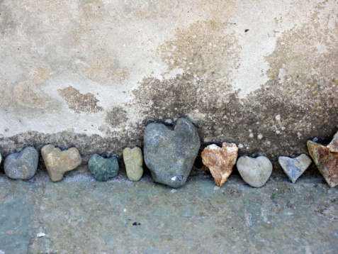 Hearts in Rocky Stone -
