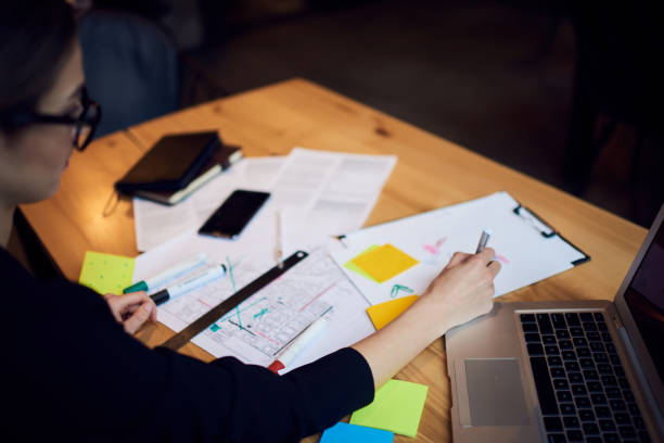 istock Cropped image of talented female student of architecture faculty 908572424