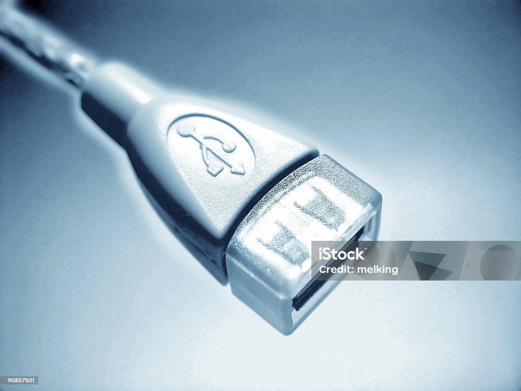 USB Bleu abstrait Design - Photo de Abstrait libre de droits