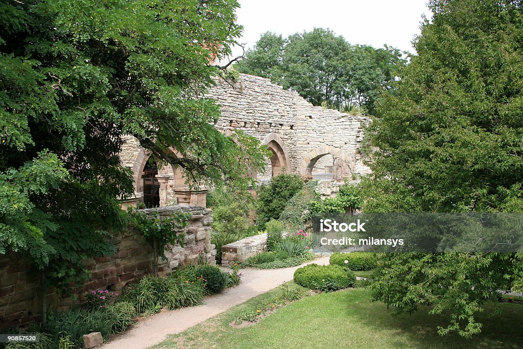 Kloster Cloister Abbey Ruin - Lizenzfrei Abtei Stock-Foto