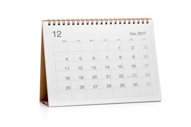 istock December 2017 minimal desk calendar isolated 908583150