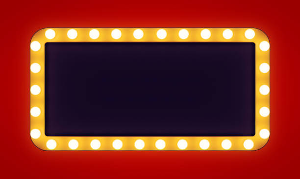 istock Golden retro banner on blank background 908584200
