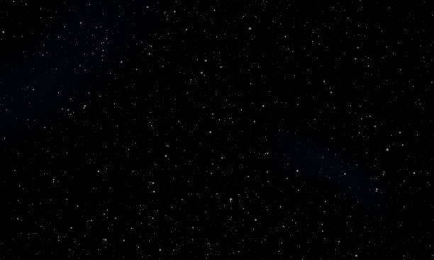 nocne gwiaździste niebo z gwiazdami i planetami odpowiednimi jako tło - wektor - night sky stock illustrations