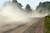 Dust country road.