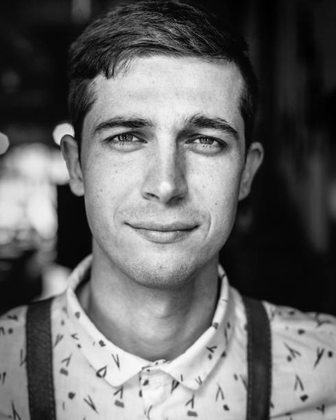 istock Pleased handsome young man, front view portrait 908605042