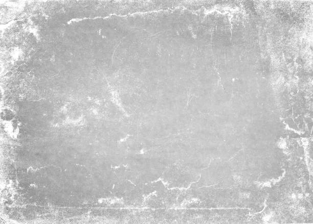 dirt overlay or screen effect Abstract dirty or aging frame. Dust particle and dust grain texture on white background, dirt overlay or screen effect use for grunge background and vintage style. scratched photos stock pictures, royalty-free photos & images