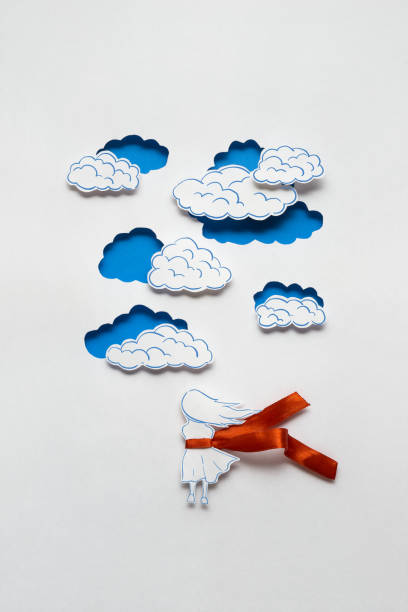 istock Girl in the sky. 908614064