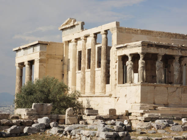 istock Acropolis, Figures of the Caryatid , Athens, Greece 908614656
