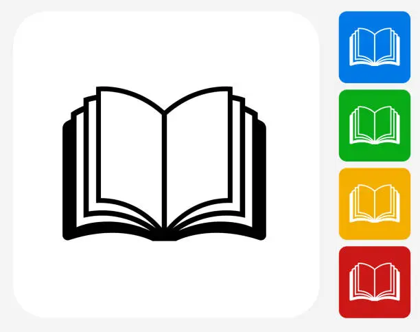 Vector illustration of Open Book.