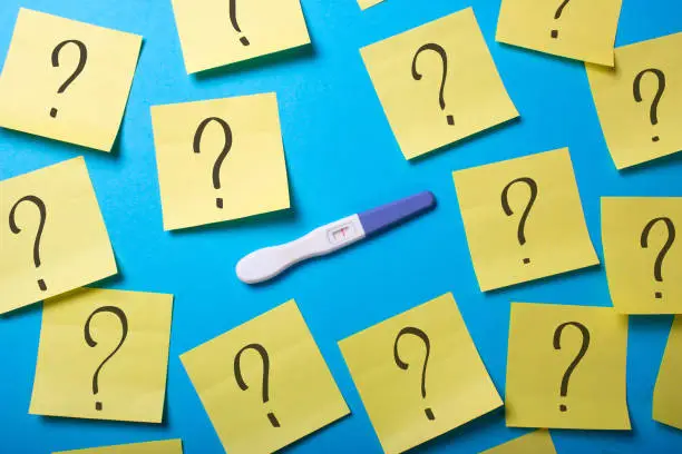 Why can not I get pregnant? Infertility? The pregnancy test is negative with one strip and office stickers with a wolf sign.