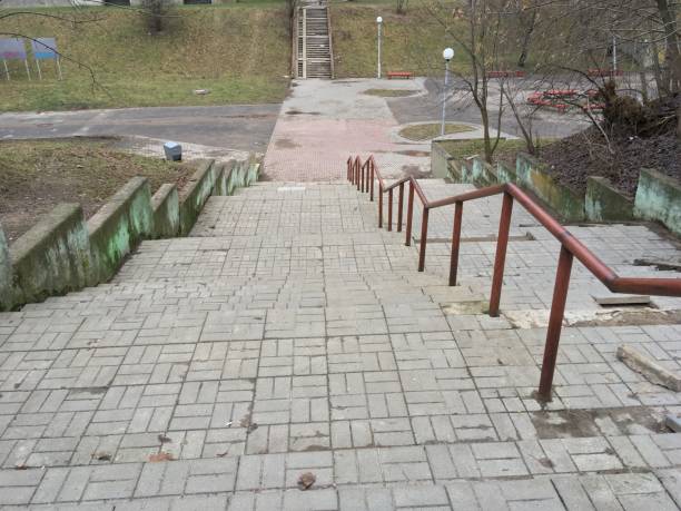 istock old stair steps of concrete 908637182