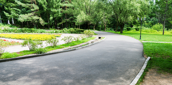 Footpath in a public park