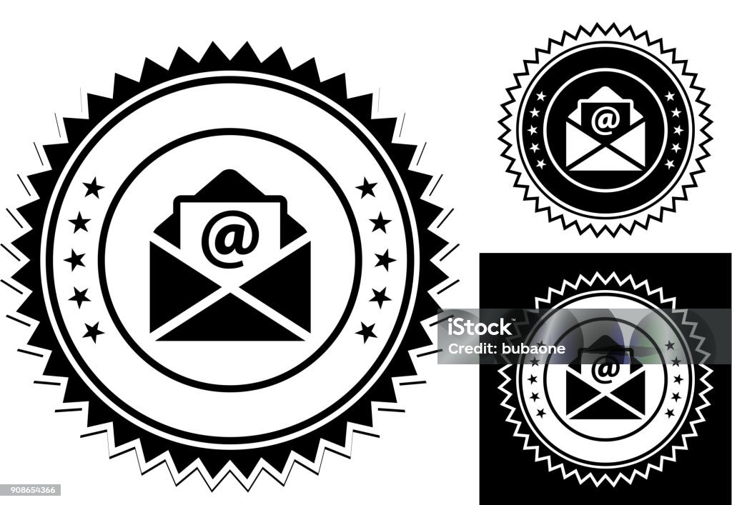 Email/letter Vector Email Letter Stock Illustration - Download Image Now - Badge ...
