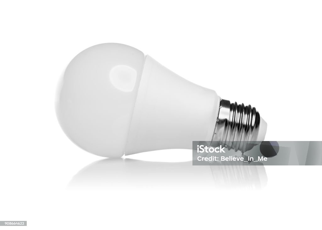 LED energy saving bulb LED energy saving bulb. Light-emitting diode. Isolated on white. LED Light Stock Photo