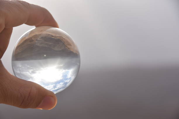 istock Eilat Mountains view through crystal ball 908667410